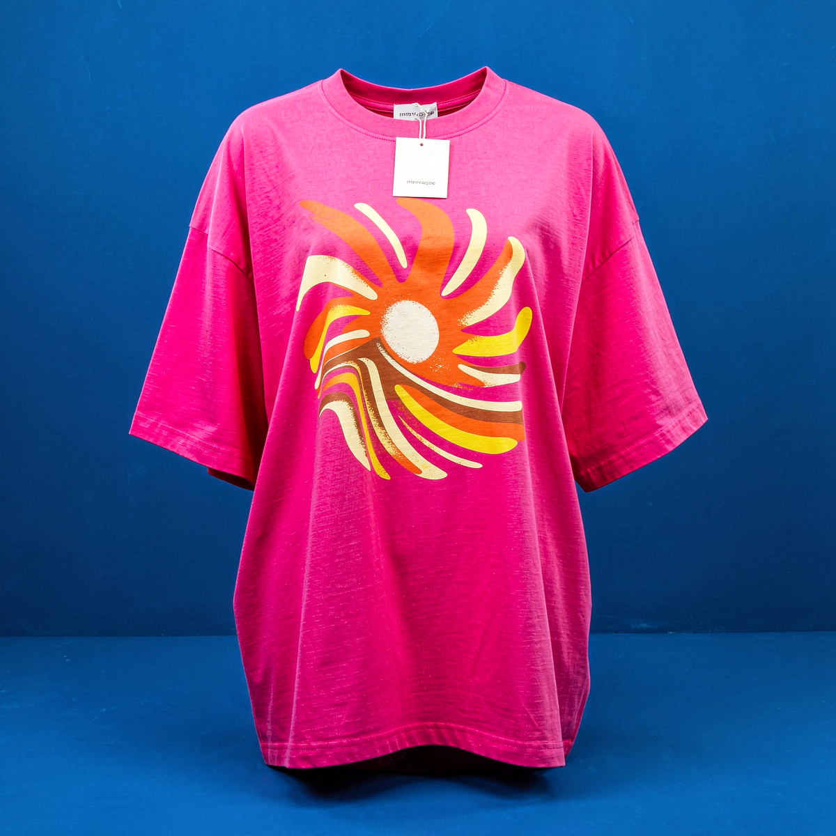 Oversized Graphic Print Tee