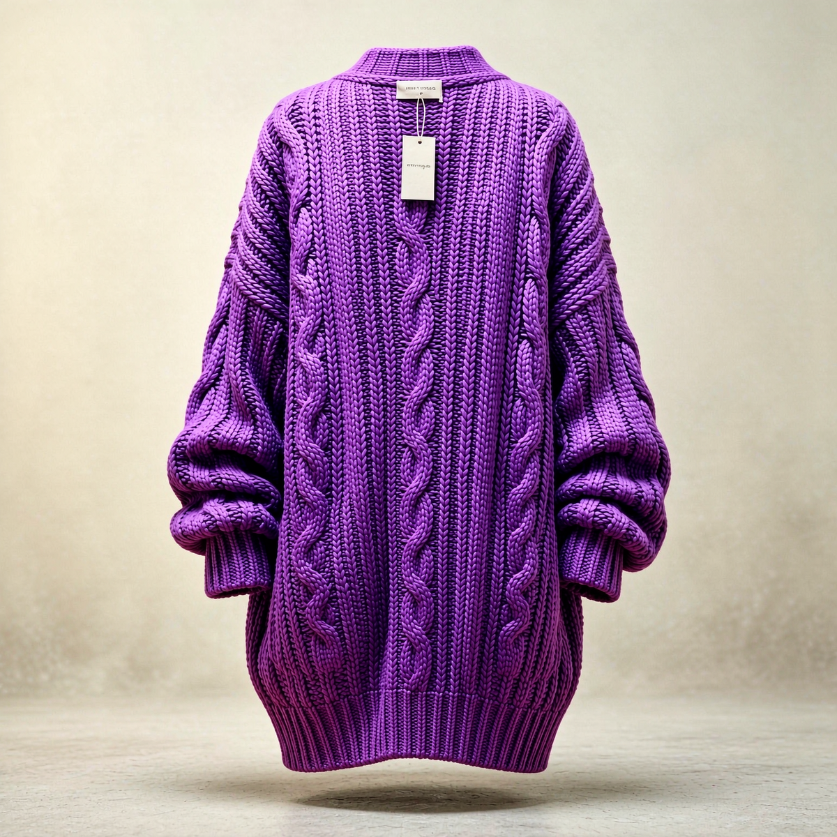 Chunky Cable Knit Cardigan